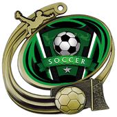 Hasty Soccer Action Varsity Insert Medal M-1201S Hasty Soccer Action Varsity Insert Medal M-1201S