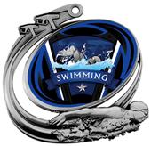 Hasty Swim Action Varsity Insert Medal M-1201W Hasty Swim Action Varsity Insert Medal M-1201W