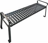Highland Plaza Backless Bench 6ft Steel Strap Highland Plaza Backless Bench 6ft Steel Strap