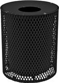 Highland 32 Gallon Diamond Metal Trash Can Highland 32 Gallon Diamond Metal Trash Can