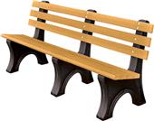 Highland Recycled Plastic Comfort Park Benches Highland Recycled Plastic Comfort Park Benches