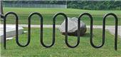 Highland 11 Bike Wave Rack Steel Constructed Highland 11 Bike Wave Rack Steel Constructed