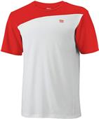 Wilson Tennis Mens Team Colorblock Crew Tee Wilson Tennis Mens Team Colorblock Crew Tee