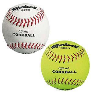 Markwort Official 6.5" Corkballs White/Yellow