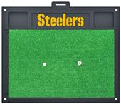 Fan Mats NFL Pittsburgh Steelers Golf Hitting Mat Fan Mats NFL Pittsburgh Steelers Golf Hitting Mat