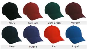 MVP Series Adjustable Baseball Cap 8 Colors