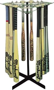 Markwort Revolving Display Baseball Bat Racks