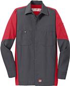 Red Kap Adult Long Sleeve Ripstop Crew Shirt
