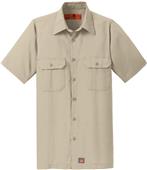 Red Kap Adult Short Sleeve Solid Ripstop Shirt