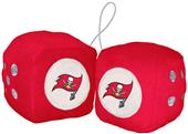 Fremont Die Tampa Bay Buccaneers Fuzzy Dice Fremont Die Tampa Bay Buccaneers Fuzzy Dice