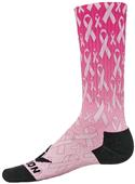 Red Lion Strength Pink Ribbon Crew Socks Red Lion Strength Pink Ribbon Crew Socks
