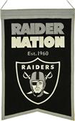 Winning Streak NFL Raiders Franchise Banner Winning Streak NFL Raiders Franchise Banner