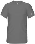 Badger Sport Fitted Battle Short Sleeve Tee Shirt Badger Sport Fitted Battle Short Sleeve Tee Shirt