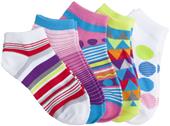 Cherokee Womens Playday 6-5pr Pack No Show Socks