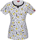 Dickies Womens Round Neck Scrub Top STME