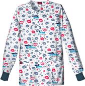 Dickies Smile Pretty Snap Warm-Up Scrub Jacket