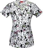 Dickies Jr. Fit V-Neck Pup To Something Scrub Top
