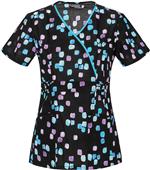 Runway by Cherokee Women's Mock Wrap Scrub Top Runway by Cherokee Women's Mock Wrap Scrub Top