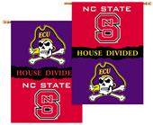NCAA Nc State - E. Carolina House Divided Banner NCAA Nc State - E. Carolina House Divided Banner