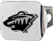 Fan Mats NHL Minnesota Wild Chrome Hitch Cover Fan Mats NHL Minnesota Wild Chrome Hitch Cover