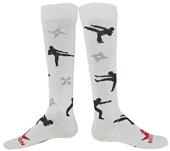 Red Lion Ninjas Over The Calf Knee High Socks Red Lion Ninjas Over The Calf Knee High Socks