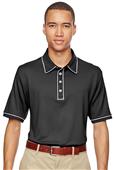 Adidas Golf Puremotion Piped Mens Polo Shirt Adidas Golf Puremotion Piped Mens Polo Shirt