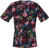 Tooniforms Unisex American All-Star Scrub Top