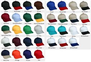 Team Style Adj. Single Snap Closure Baseball Cap