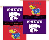 COLLEGIATE Kansas/Kansas St. House Divided Banner COLLEGIATE Kansas/Kansas St. House Divided Banner