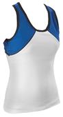 Pizzazz Tri-Color Top with X-Back Design Pizzazz Tri-Color Top with X-Back Design