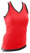 Pizzazz Layered Look Top with Crisscross Back Pizzazz Layered Look Top with Crisscross Back