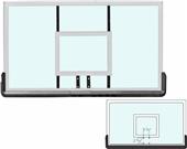 Acrylic 35"x60" Replacement Basketball Backboards