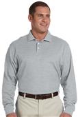 Devon & Jones Mens Pima Piqué Long-Sleeve Polo Devon & Jones Mens Pima Piqué Long-Sleeve Polo