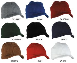Outdoor Cotton/Polyester Knit with Visor