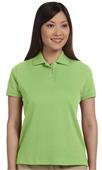 Devon/Jones Lady Solid Perfect Pima Interlock Polo Devon/Jones Lady Solid Perfect Pima Interlock Polo