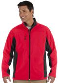 Devon & Jones Mens Soft Shell Colorblock Jacket Devon & Jones Mens Soft Shell Colorblock Jacket