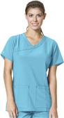 Carhartt Women's Y-Neck Fashion Scrub Top Carhartt Women's Y-Neck Fashion Scrub Top
