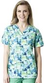 Carhartt Women's V-Neck Print Scrub Top Carhartt Women's V-Neck Print Scrub Top