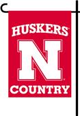 College Nebraska 2-Sided Country Garden Flag College Nebraska 2-Sided Country Garden Flag