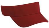 OC Sports Adj Polyester/Spandex 2 1/4" Crown Visor