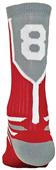 Red Lion "Prime Numbers" Red/Grey Crew Socks Red Lion "Prime Numbers" Red/Grey Crew Socks