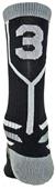 Red Lion "Prime Numbers" Black/Grey Crew Socks Red Lion "Prime Numbers" Black/Grey Crew Socks