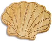 Picnic Plus Sea Shell Wood Cutting Board Picnic Plus Sea Shell Wood Cutting Board
