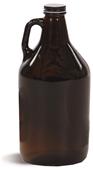 Picnic Plus 64oz. Amber Glass Growler Jug Picnic Plus 64oz. Amber Glass Growler Jug