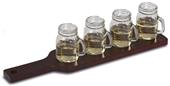 Picnic Plus Wooden Moonshine Taster Flight Picnic Plus Wooden Moonshine Taster Flight
