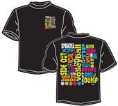 Tandem Sport Neon Terms Volleyball T-Shirt Tandem Sport Neon Terms Volleyball T-Shirt