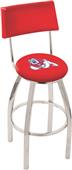 Fresno State Chrome Swivel Bar Stool with Back Fresno State Chrome Swivel Bar Stool with Back