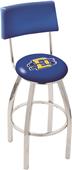 South Dakota State Chrome Swivel Bar Stool w/Back South Dakota State Chrome Swivel Bar Stool w/Back
