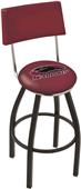 Southern Illinois Black Swivel Bar Stool w/Back Southern Illinois Black Swivel Bar Stool w/Back