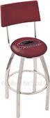 Southern Illinois Chrome Swivel Bar Stool w/Back Southern Illinois Chrome Swivel Bar Stool w/Back